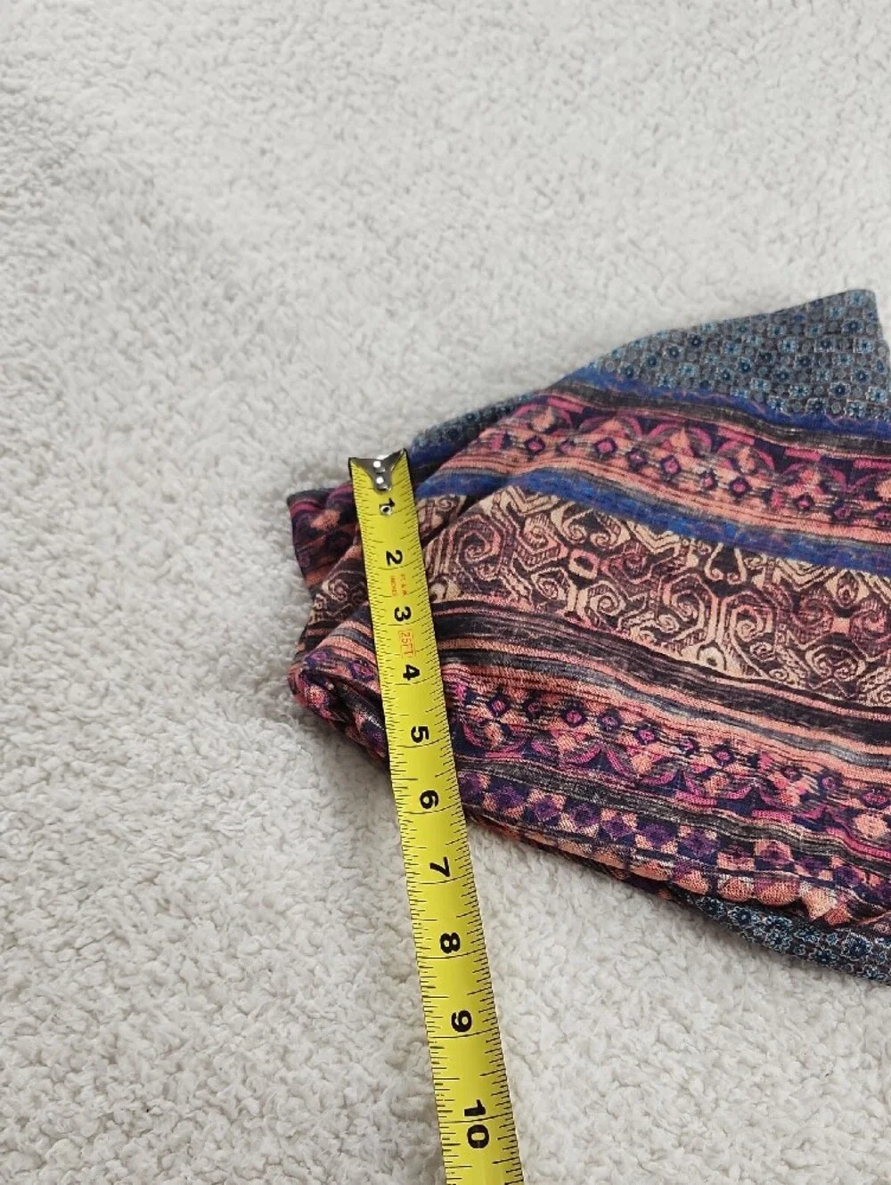 Boho Multicolor Patterned Head Scarf Headband Yoga Workout